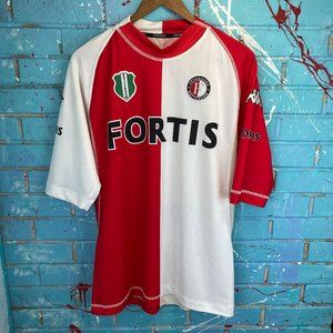 VINTAGE Kappa Feyenoord Rotterdam Holland Netherland 2004 Home Jersey Football